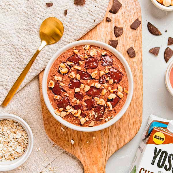 BAKED OATS WITH YOSOY CHOCOLATE OATS