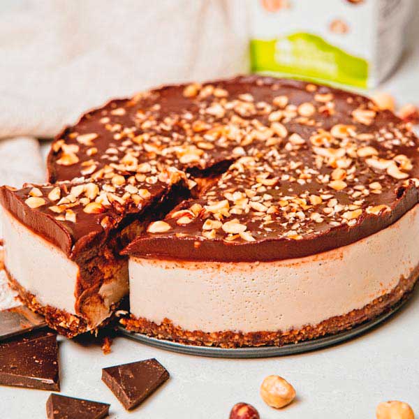 Cheesecake de avellanas