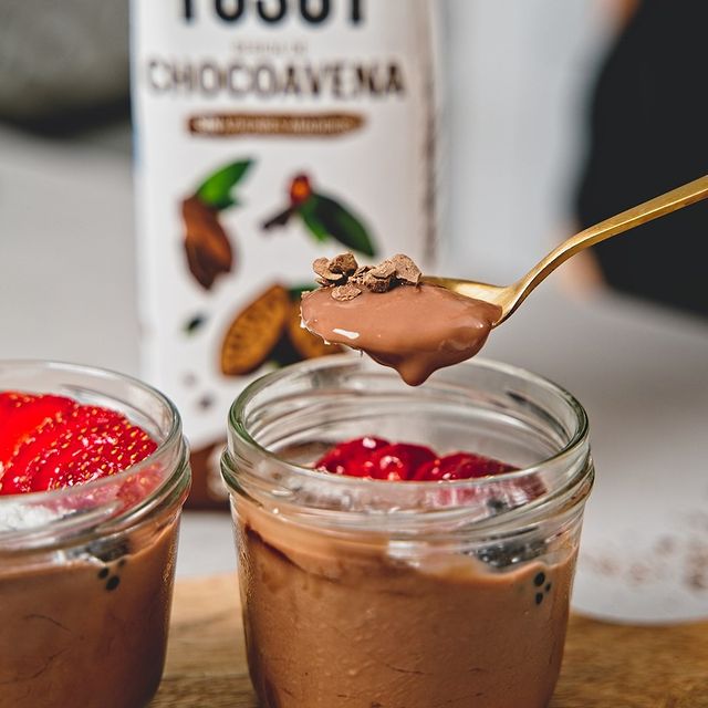 Natillas de chocolate con chocoavena