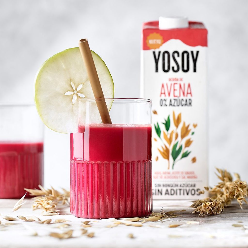 BEETROOT SMOOTHIE WITH YOSOY 0% SUGAR