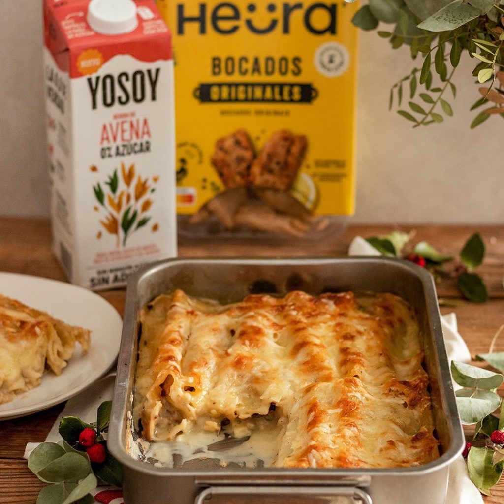 CANNELLONI WITH PLANT-BASED MEAT HEURA